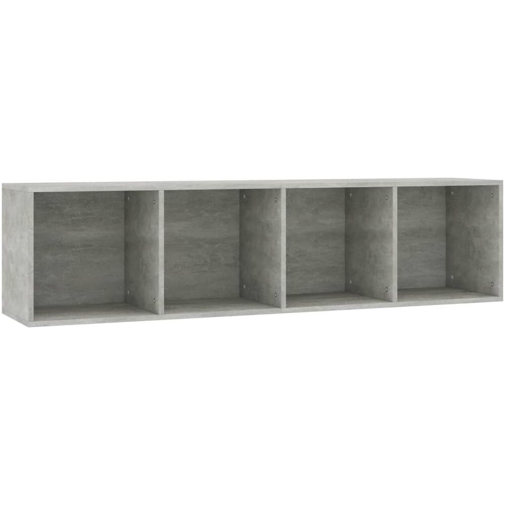 Libreria /Mobile TV Grigio Cemento 36x30x143 cm in Multistrato - Foto 9