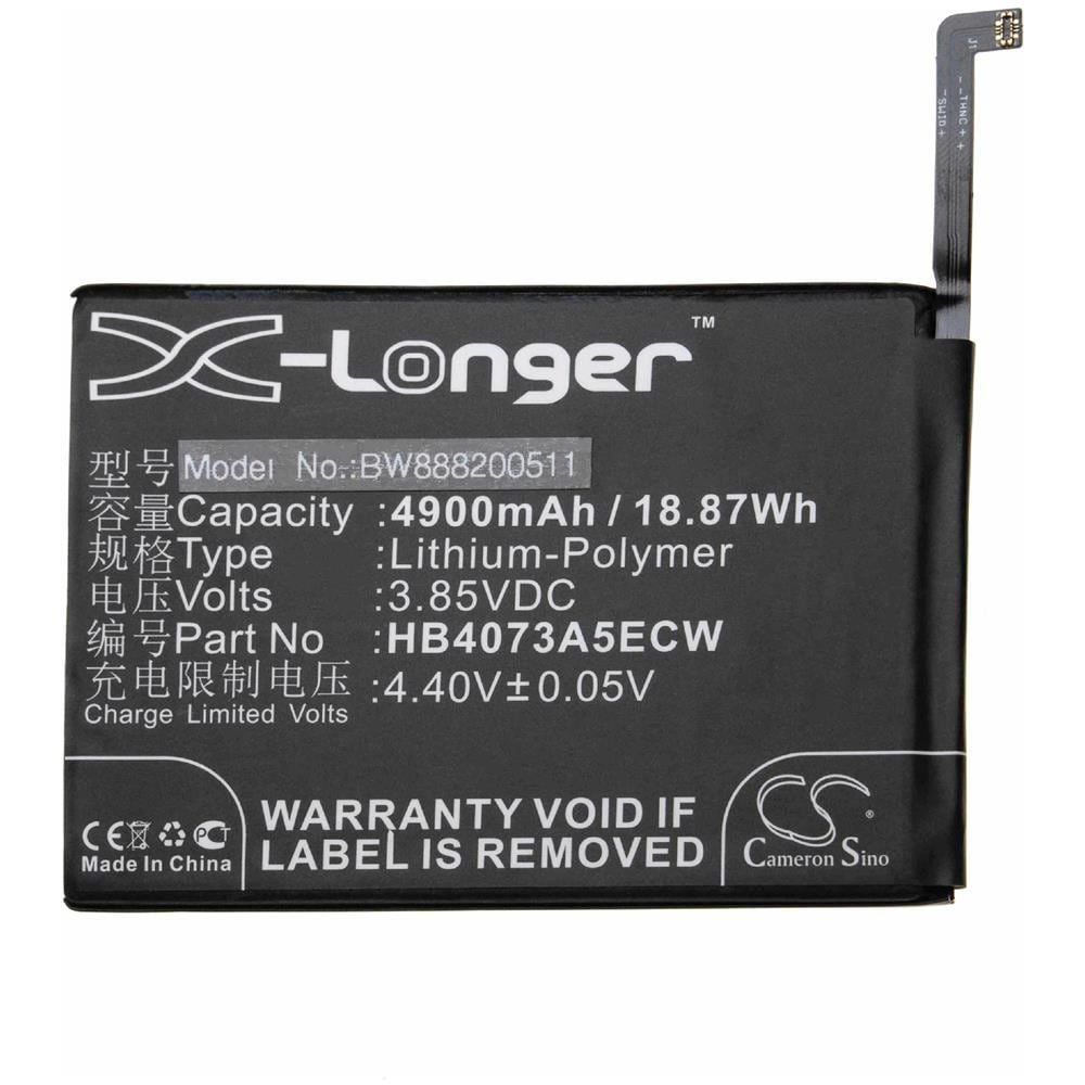 Batteria Sostituisce Huawei Hb4073a5ecw Per Smartphone Cellulare Telefono Cellulari (4900mah, 3.85v, Li-poly)  - Foto 1