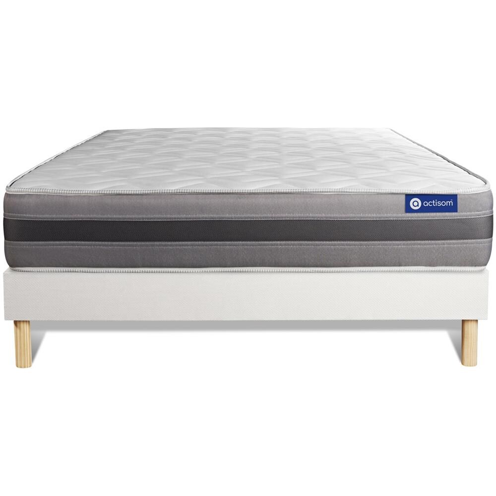 Kit Rete E Materasso Matrimoniale Actilatex Relax 140x220cm - Spessore : 24cm - Lattice E Memory Foam - Moderatamente Rigido - Foto 1
