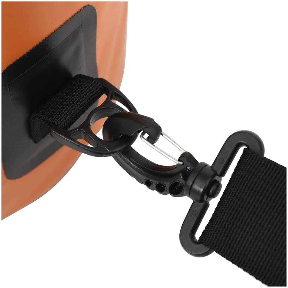 Borsa Impermeabile Con Cerniera Arancione 20 L In Pvc - Foto 7