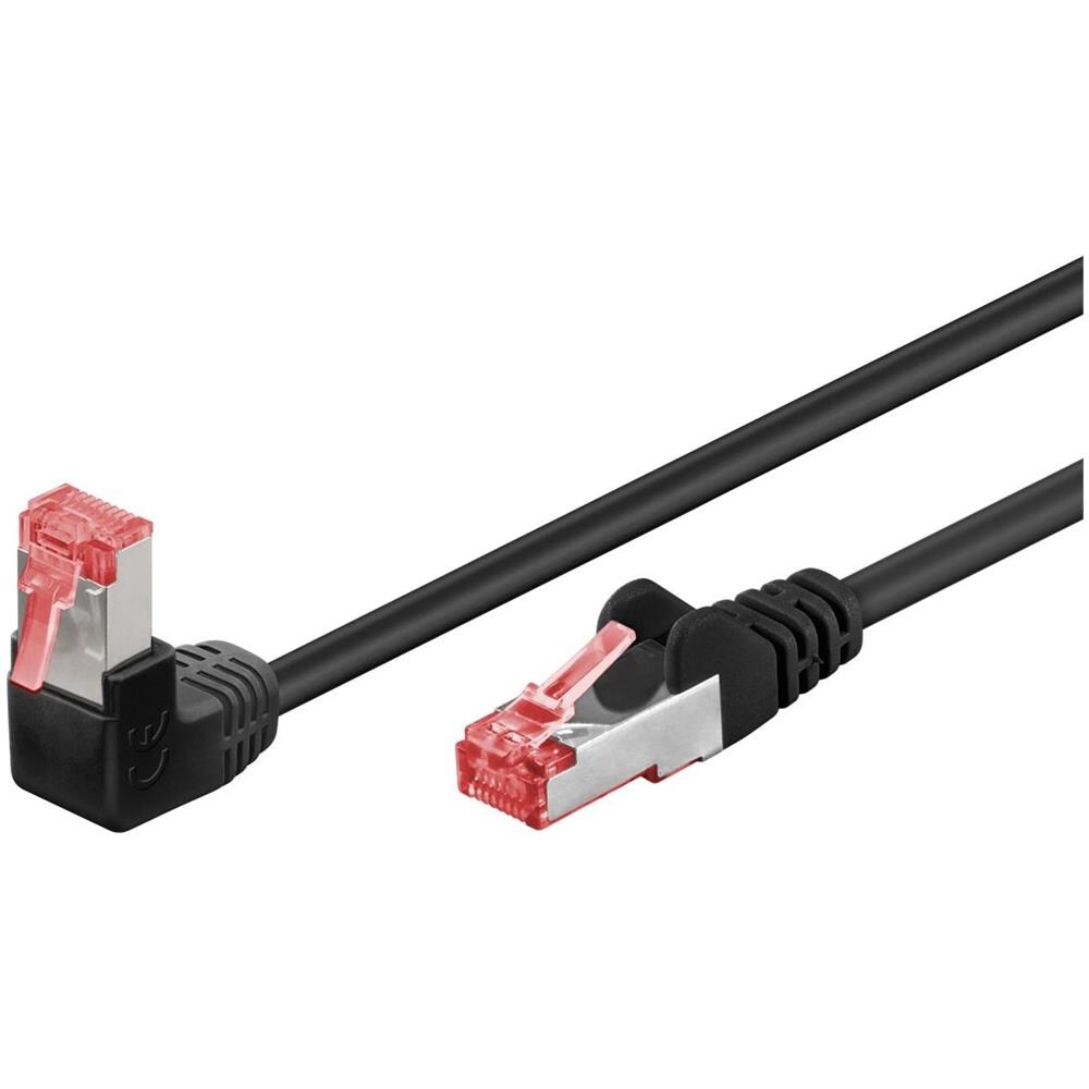 Cavo Patch 51541 Cat 6, S / ftp, Nero, 0,25 M - Foto 1