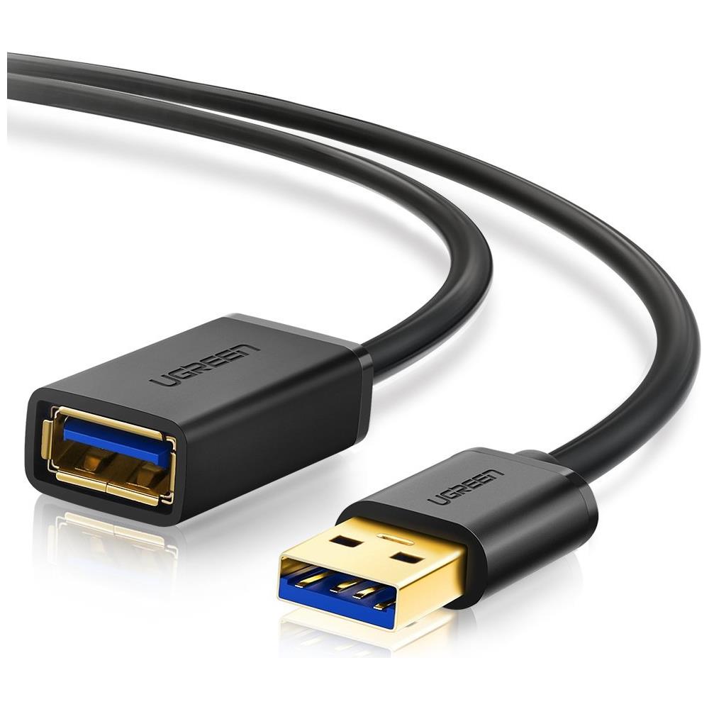 10373 2m USB A USB A Maschio Femmina Nero cavo USB - Foto 1