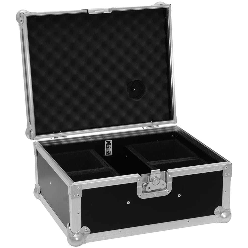 Flightcase Nero Imbottito Per 4 Luci Akku 4 Qlc Quickdmx - Foto 1