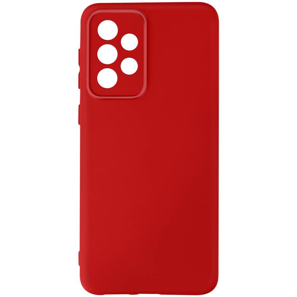 Cover Per Samsung Galaxy A33 5g In Silicone Semi-rigido Soft-touch Rossa - Foto 1