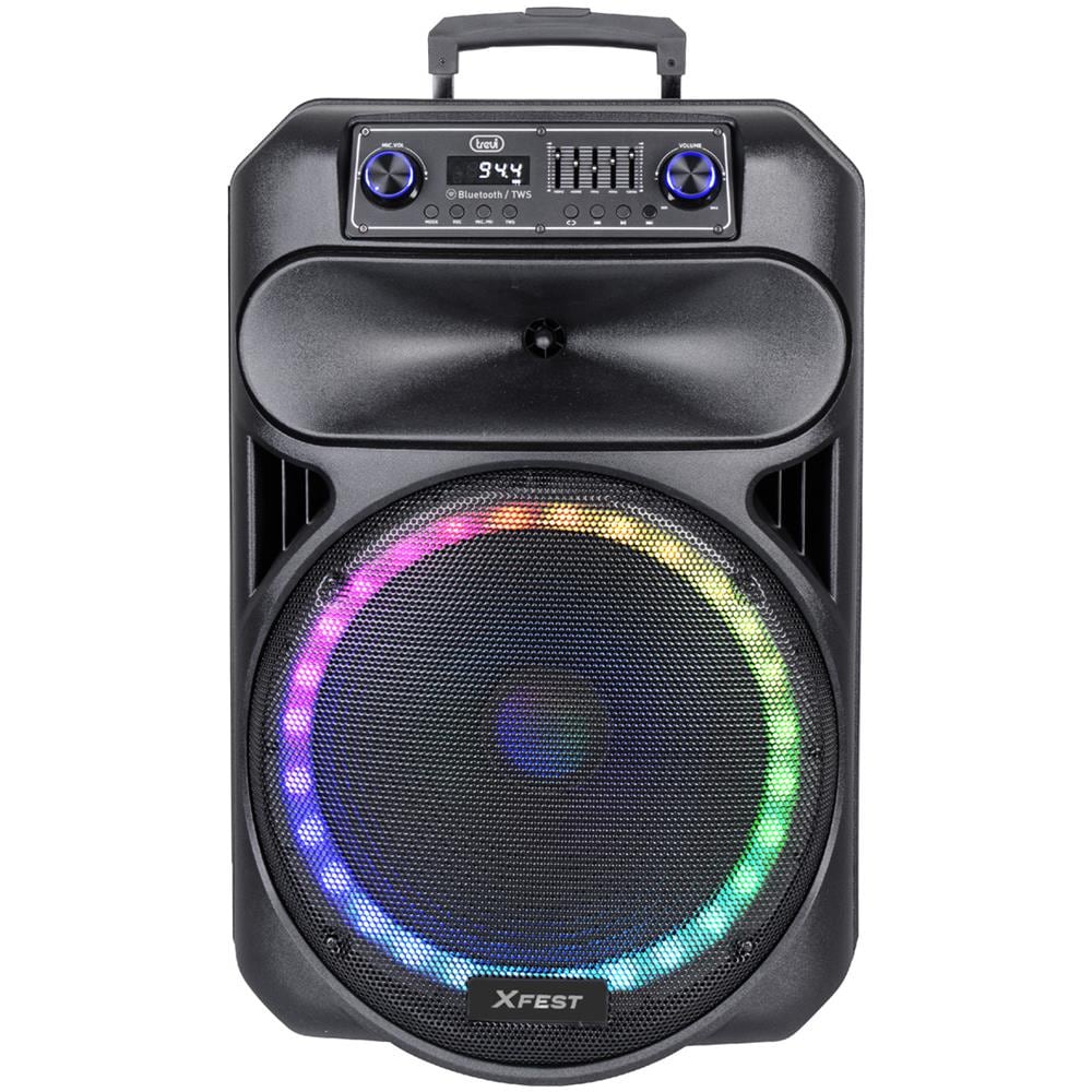 Speaker Amplificato XF 1560 KB Bluetooth Sistema PaTrolley 120 W Colore Nero - Foto 1