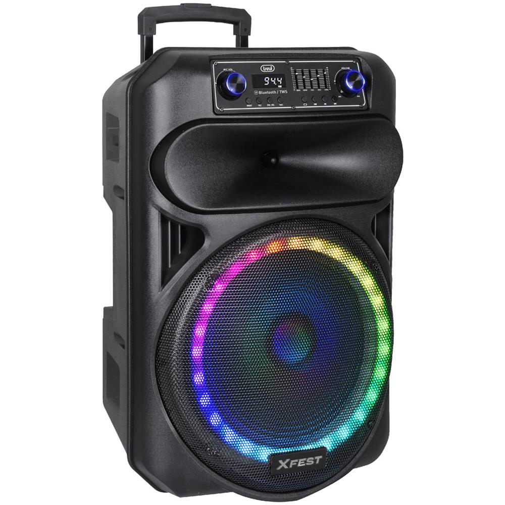 Speaker Amplificato XF 1560 KB Bluetooth Sistema PaTrolley 120 W Colore Nero - Foto 2