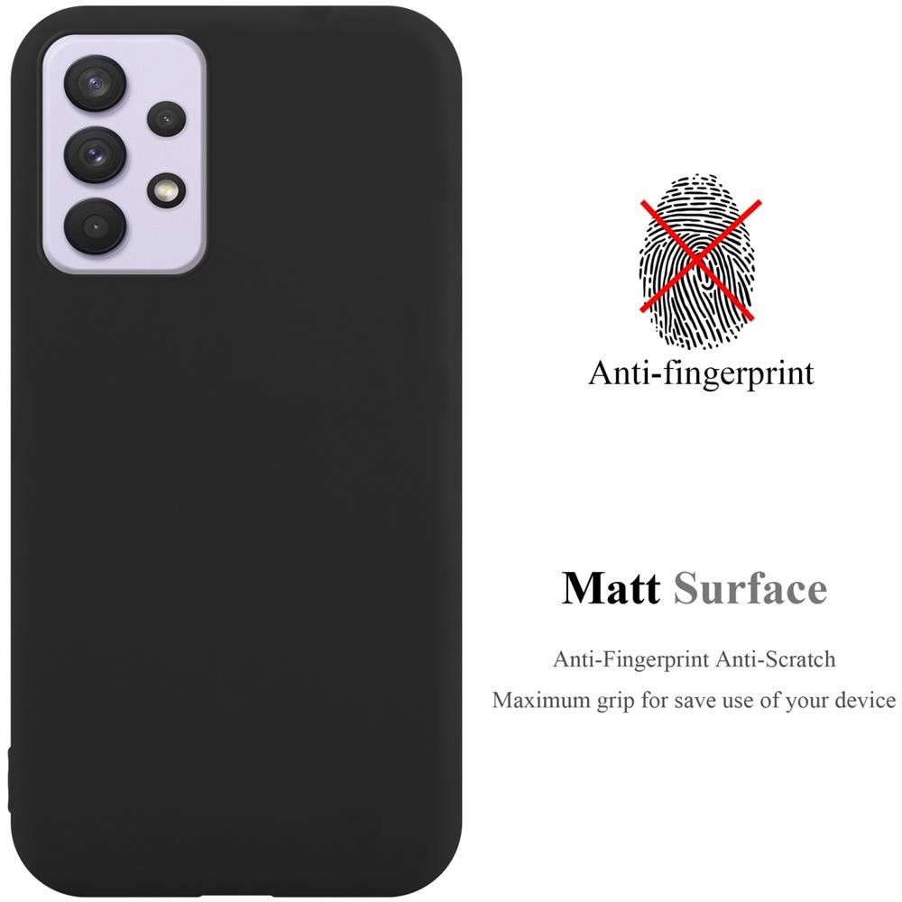 Custodia Compatibile Con Samsung Galaxy A33 5g In Candy Nero - Coperchio Protettivo In Silicone Tpu Flessibile - Foto 2