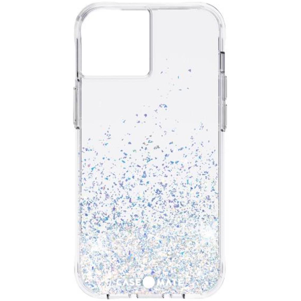 custodia per iPhone 13 Pro Max, trasparente, in silicone flessibile, fiori viola