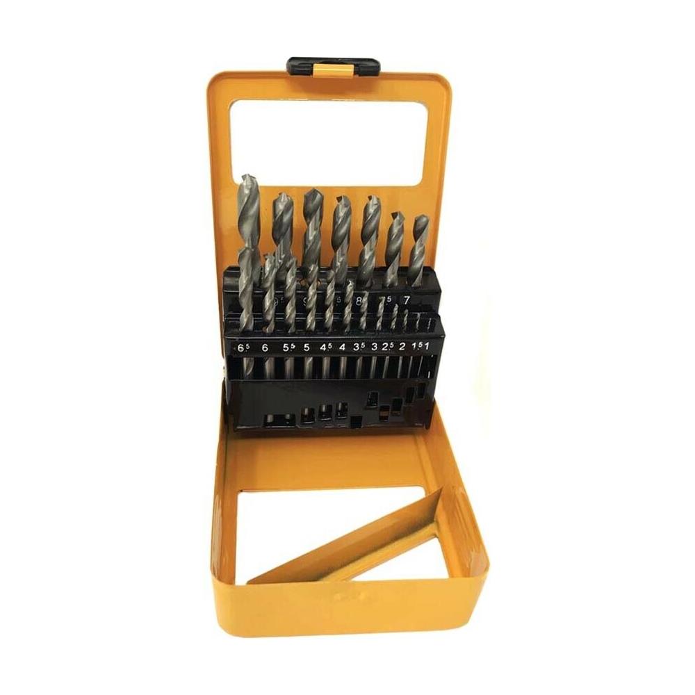 19 Punte Trapano Fresa In Lega Di Titanio Hss Kit Frese 19pz Da 1 A 10 Mm - Foto 1