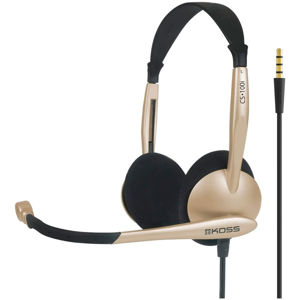 Cs100i Cuffie Cablata Con Microfono A Cancellazione Del Rumore, Per Ufficio Video Call Beige - Foto 1