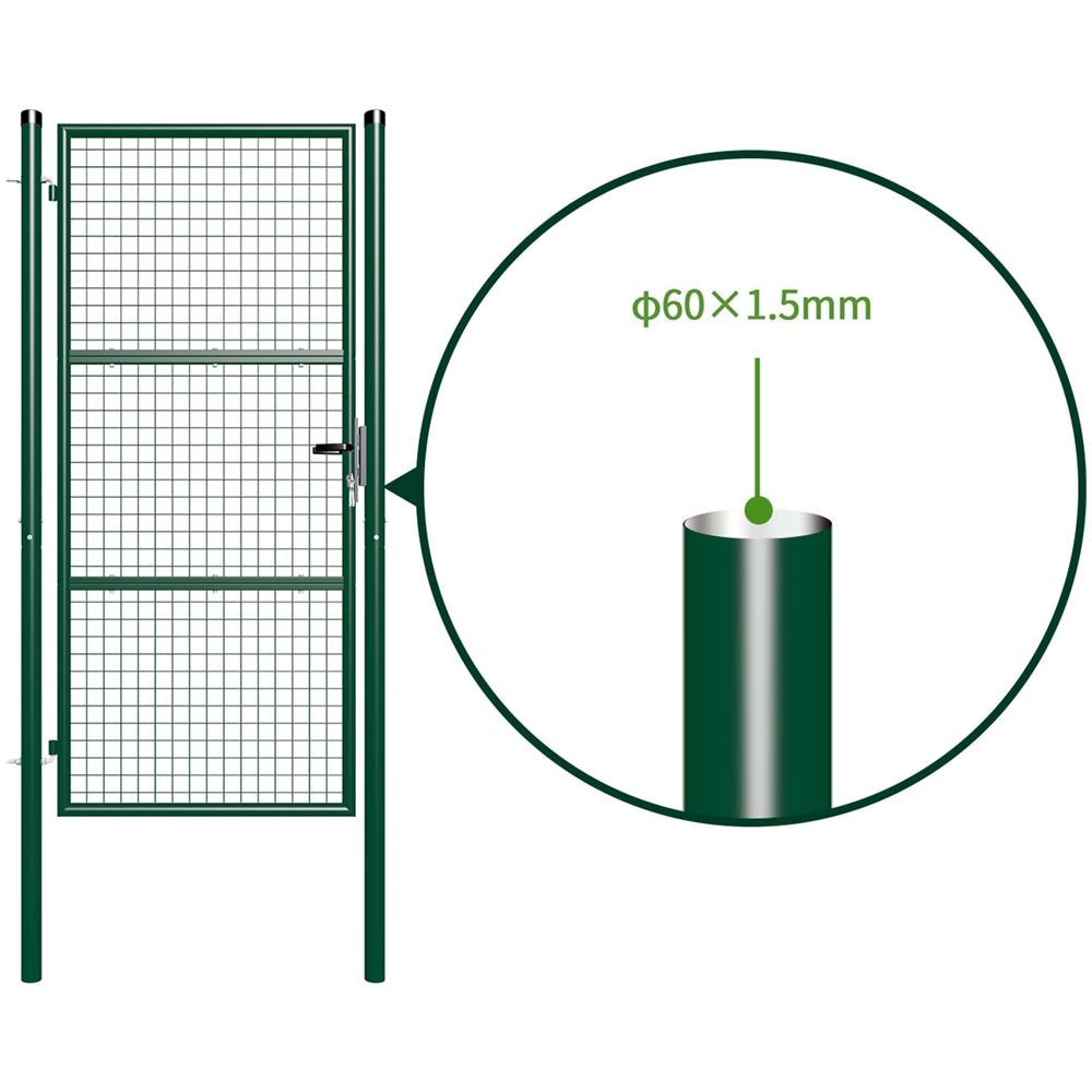 Cancello Per Recinzione In Rete Olga 100p200 Verde - Foto 2