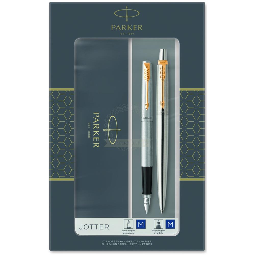 2093257 Set di penne Nero, Cromo, Oro 2 pz - Foto 1