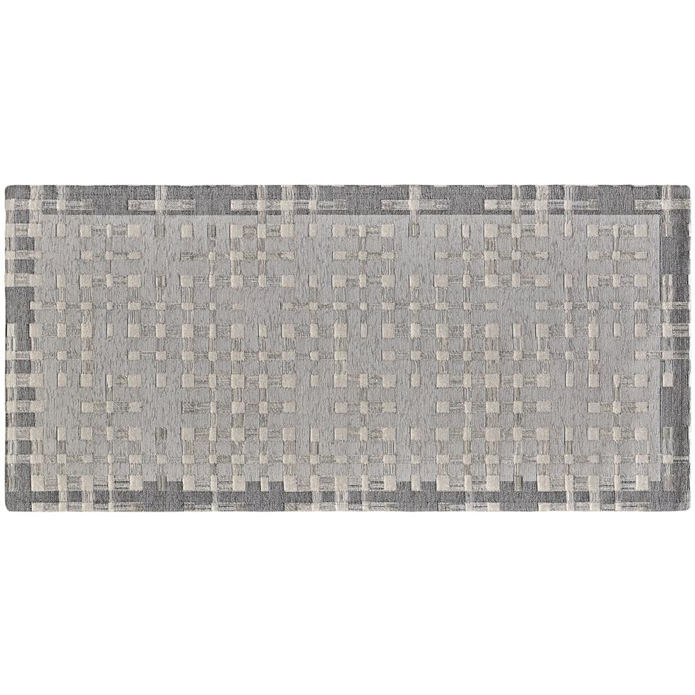 Tappeto Passatoia Cucina Corsia Retro Antiscivolo Disegno Dama By Suardi 55x80 Argento - Foto 1