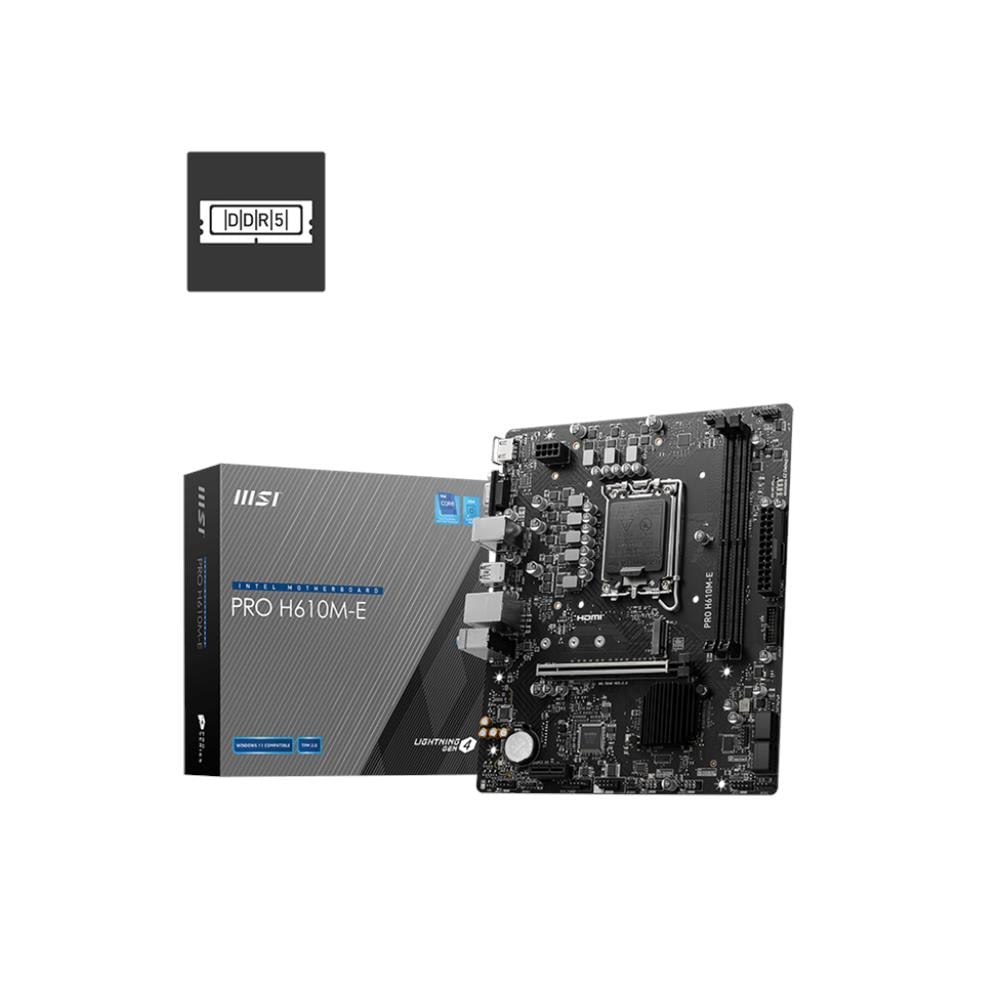 Scheda Madre PRO H610M-E Socket LGA1700 Chipset Intel B760 microATX - Foto 1