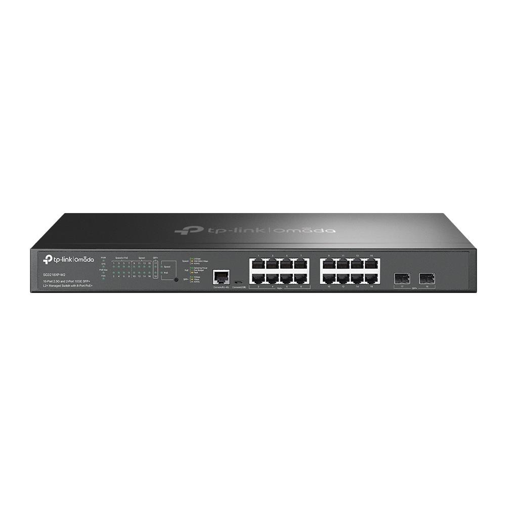 Omada SG3218XP-M2 switch di rete Gestito L2+ 2.5G Ethernet (100/1000/2500) Supporto Power over Ethernet (PoE) 1U Nero - Foto 1