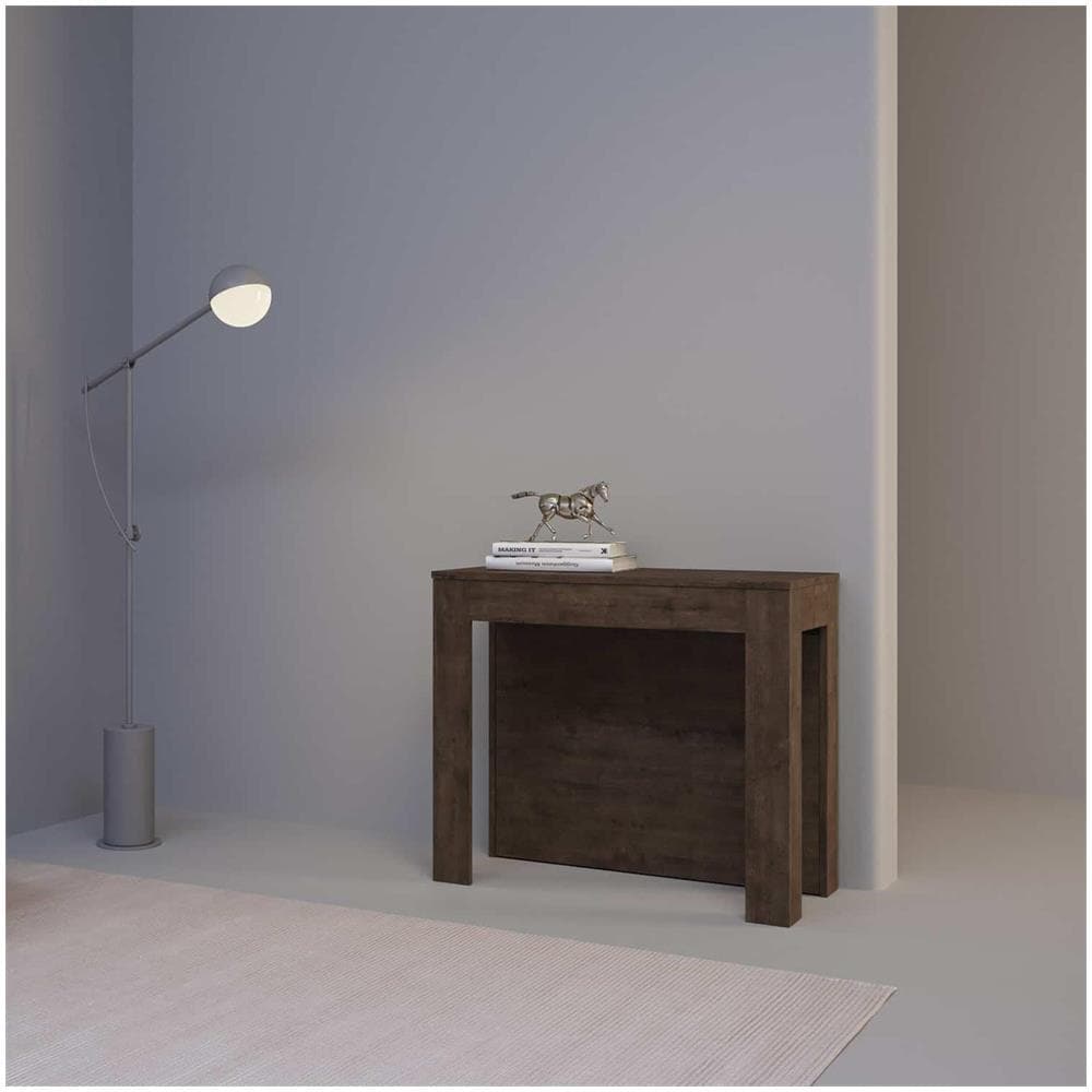 Consolle allungabile 90x42/290cm Cayman noce - Foto 2