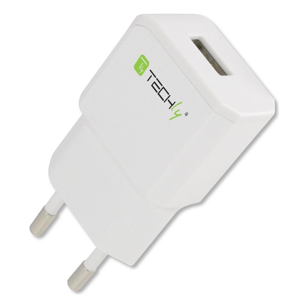 IPW-USB-21EC - Alimentatore da Rete Italiana 1 porta USB 5V / 2.1A Bianco - Foto 1