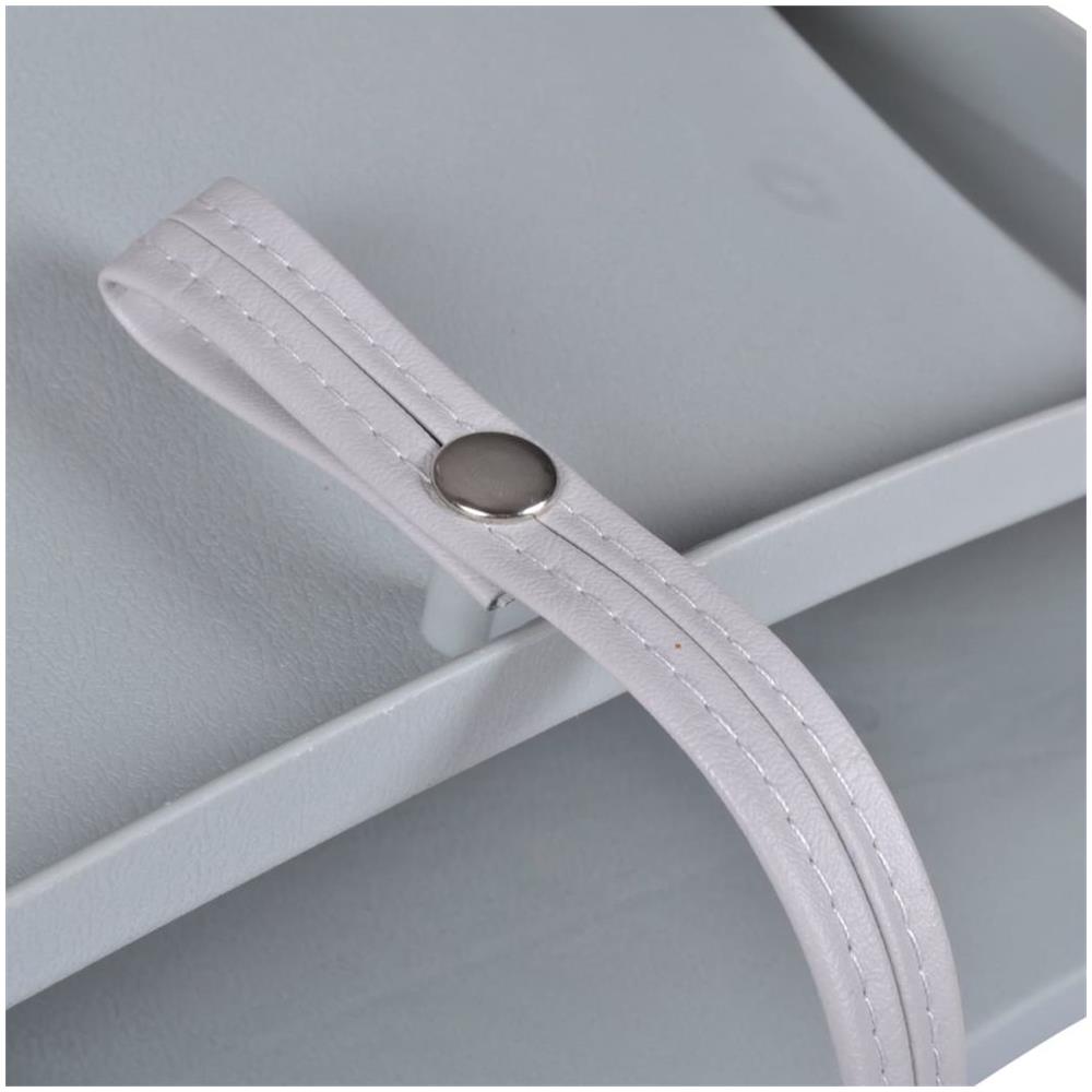 Sedile per Barca Pieghevole senza Cuscino Grigio 48x51x41 cm - Foto 8