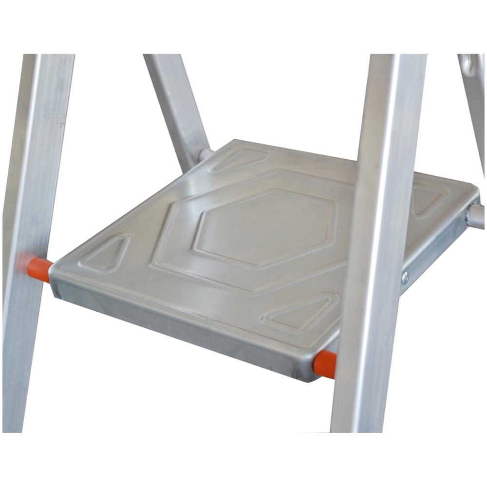 Stella Basic Scala 3 Gradini In Alluminio Leggera E Resistente 1,20 Metri - Foto 3