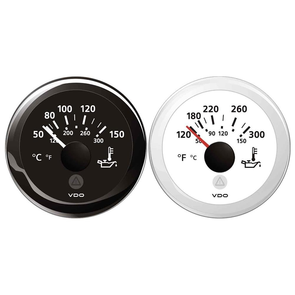 Indicatore Temperatura Olio Motore Per Vdo View Line Ind. temp. olio Motore Nero 12/24 V - Foto 1