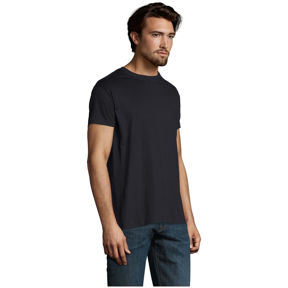 T-shirt Girocollo Da Uomo Modello Imperiale Taglia M Colore Blu Marino - Foto 3