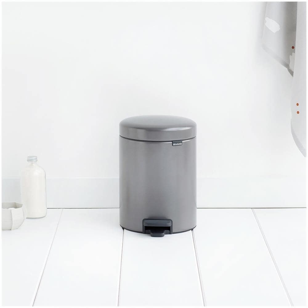 Pattumiera Platino A Pedale 5l - 112683 - Foto 2