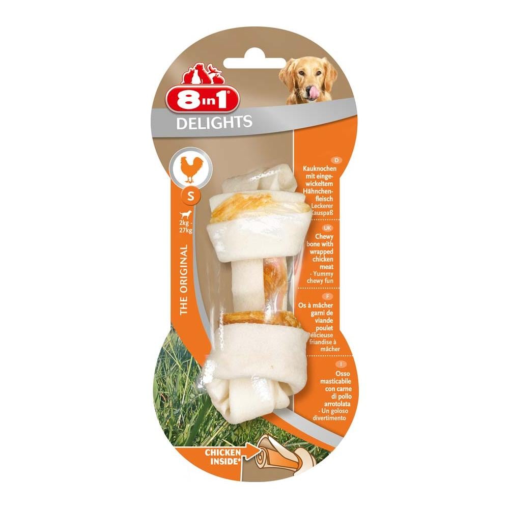Snack per Cani Delights con Pollo 1 osso S - Foto 2
