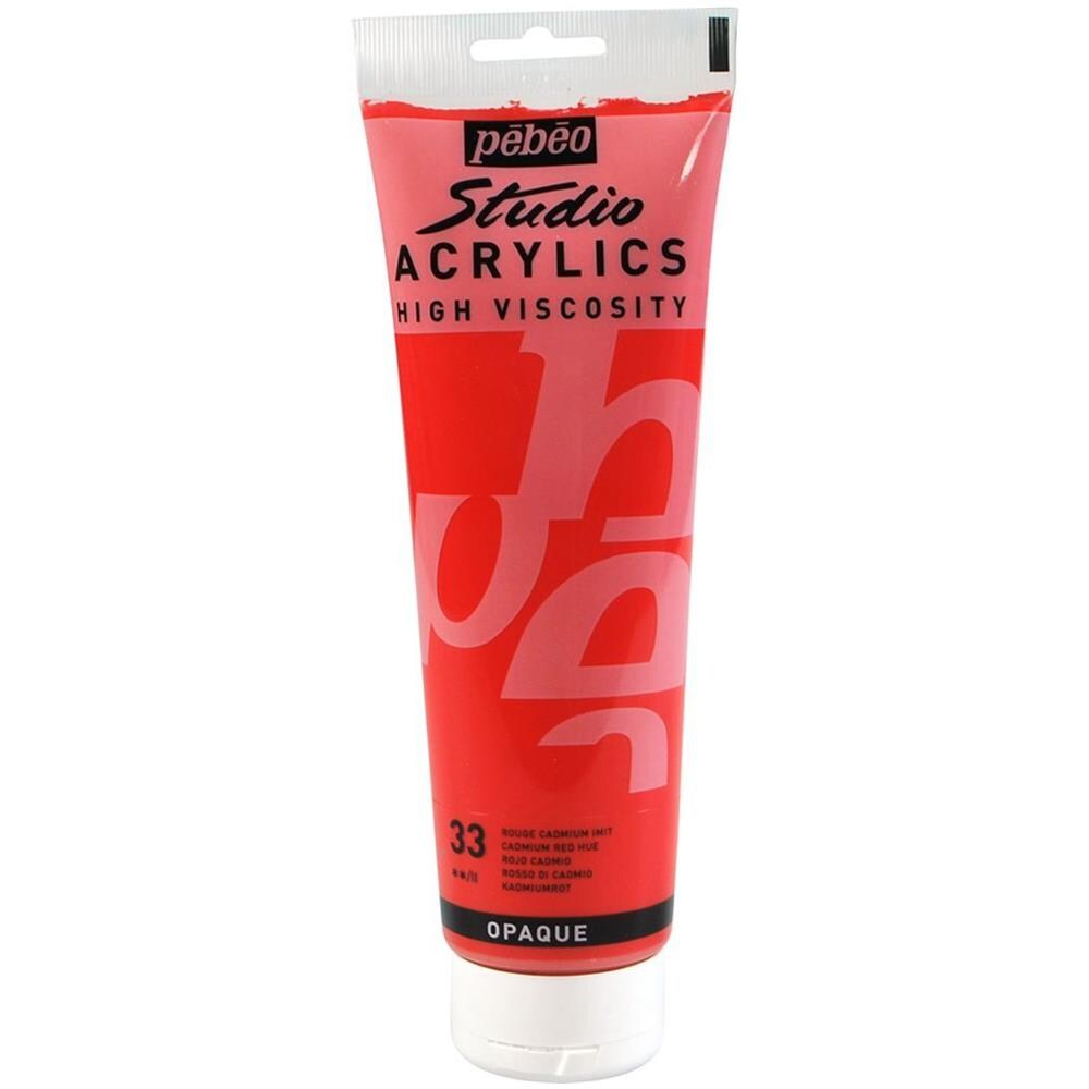 Pittura Acrilica Opaca - Rosso - 250 Ml - Foto 1