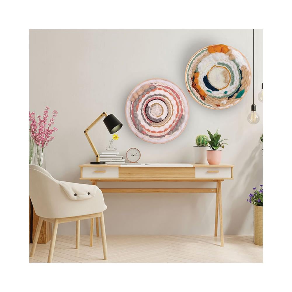 Kit Telaio Rotondo - Natura - 30 X 30,5 Cm - Foto 1