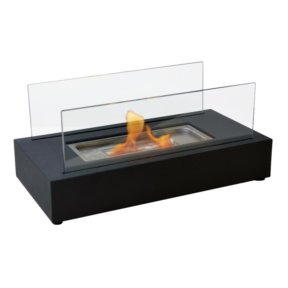 Caminetto Portatile Da Tavolo FIREFLICKER - Con Vetro E Base Acciaio, Per Interni Ed Esterni - Foto 2