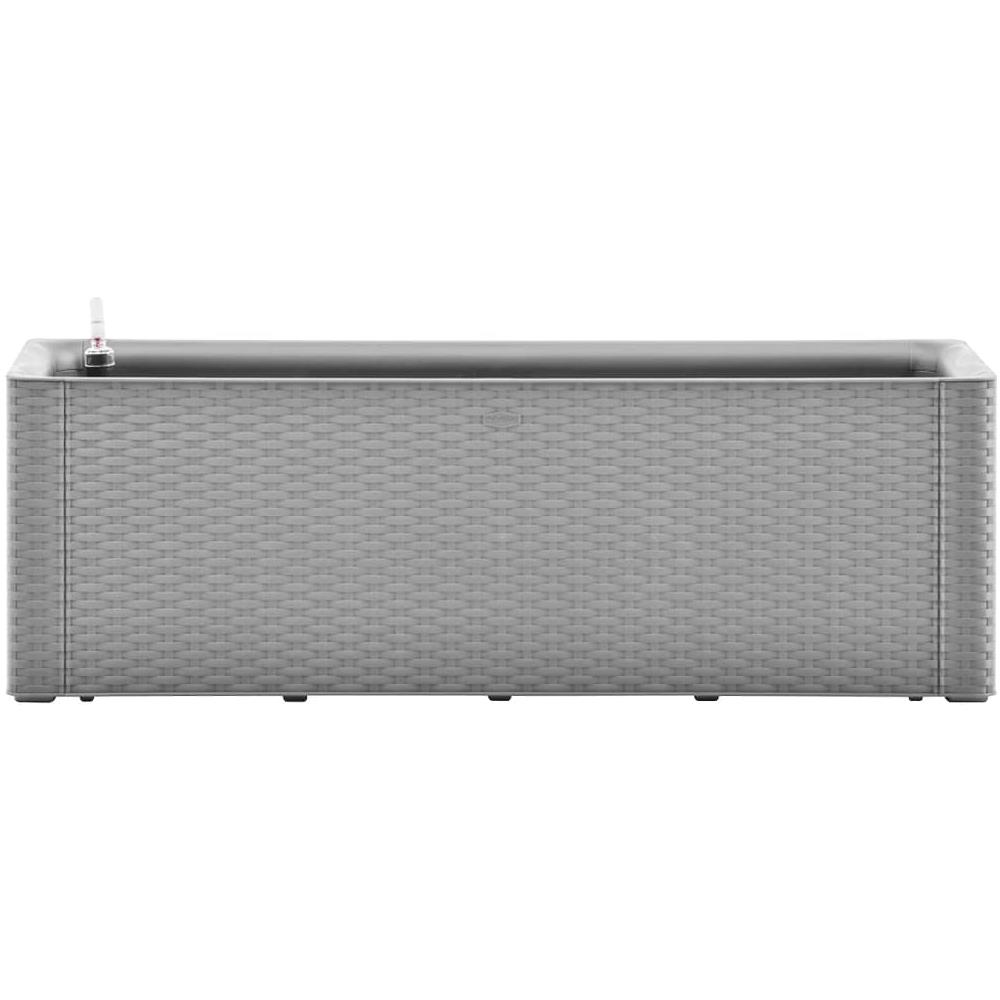 Letto Rialzato Da Giardino Con Irrigazione Grigio 100x43x33cm - Foto 2