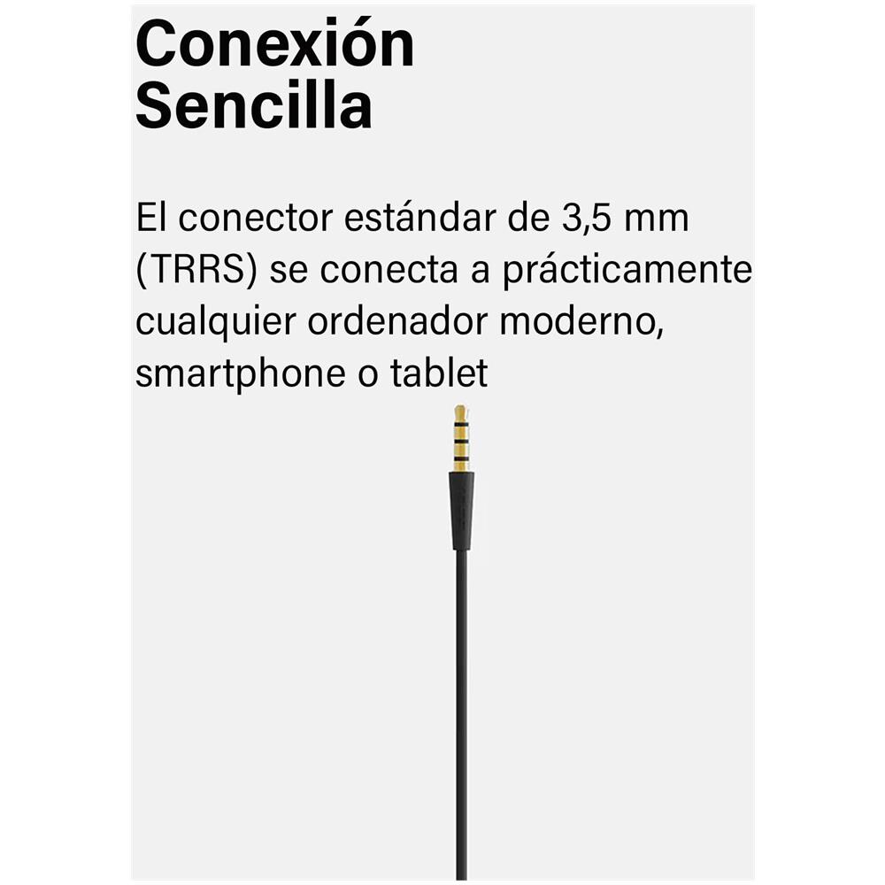 Cs95i Cuffie Cablata Con Microfono A Cancellazione Del Rumore, Per Ufficio Video Call Beige - Foto 2