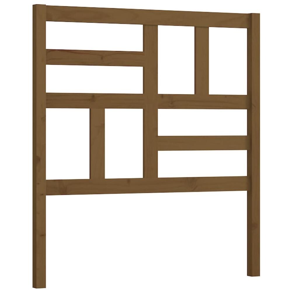Testiera Per Letto Miele 81x4x104 Cm In Legno Massello Di Pino - Foto 2