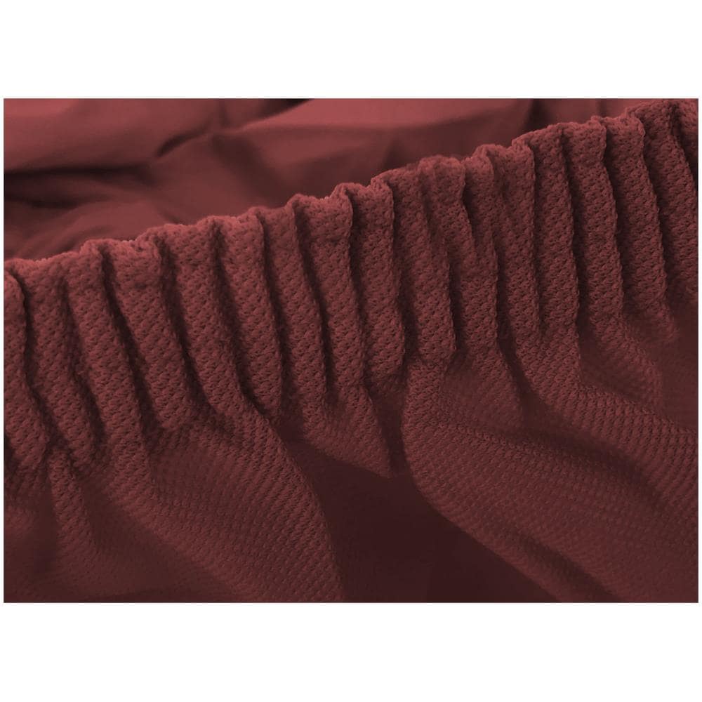 Copriseduta Per Divano Elasticizzato Antimacchia Genius In Tinta Unita Coppia Maxi Bordeaux 1003 - Foto 2