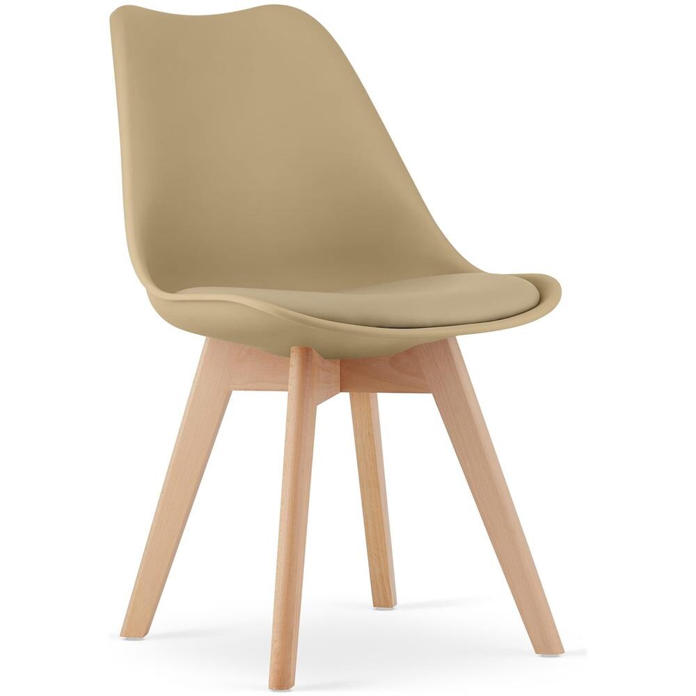 Sedia RIXK - Design moderno beige scuro per soggiorno x 4 - Foto 2