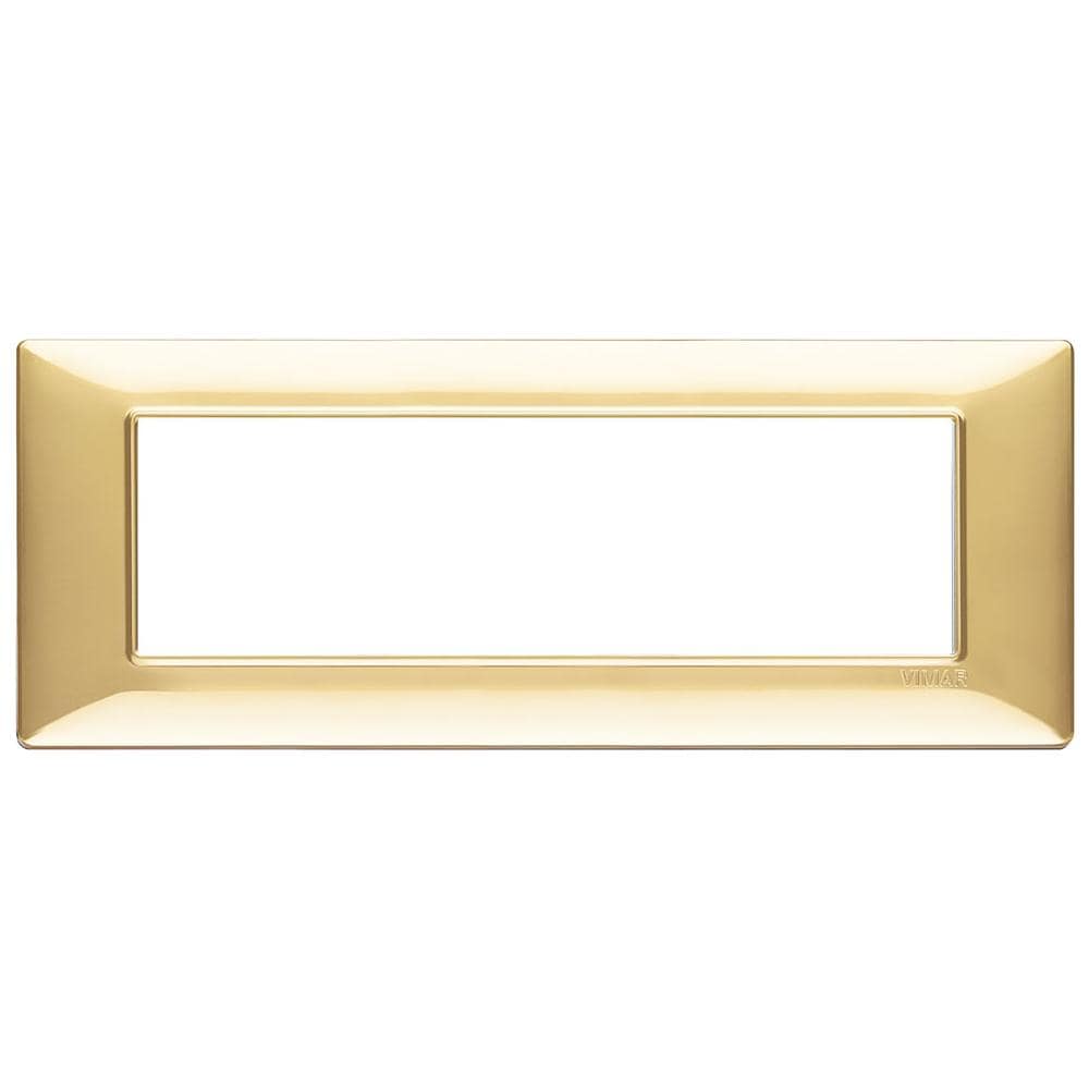 Placca 7 Moduli Oro Lucido Plana - Foto 1