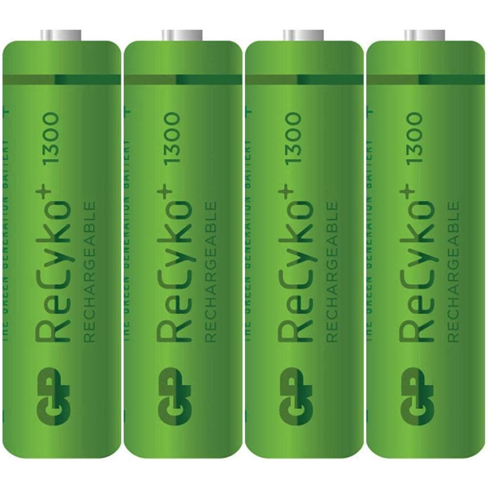 Batteria Ricaricabile AA 1300 mAH 1.2 V 4 pz - Foto 2