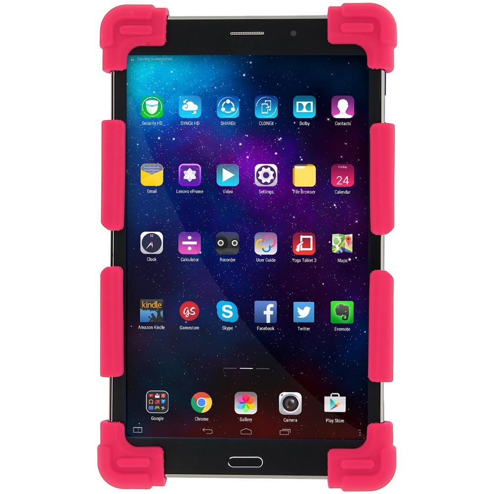 Cover Antishock Con Funzione Stand Tablet 9,7 - 12 "" - Design - Rosa - Foto 14