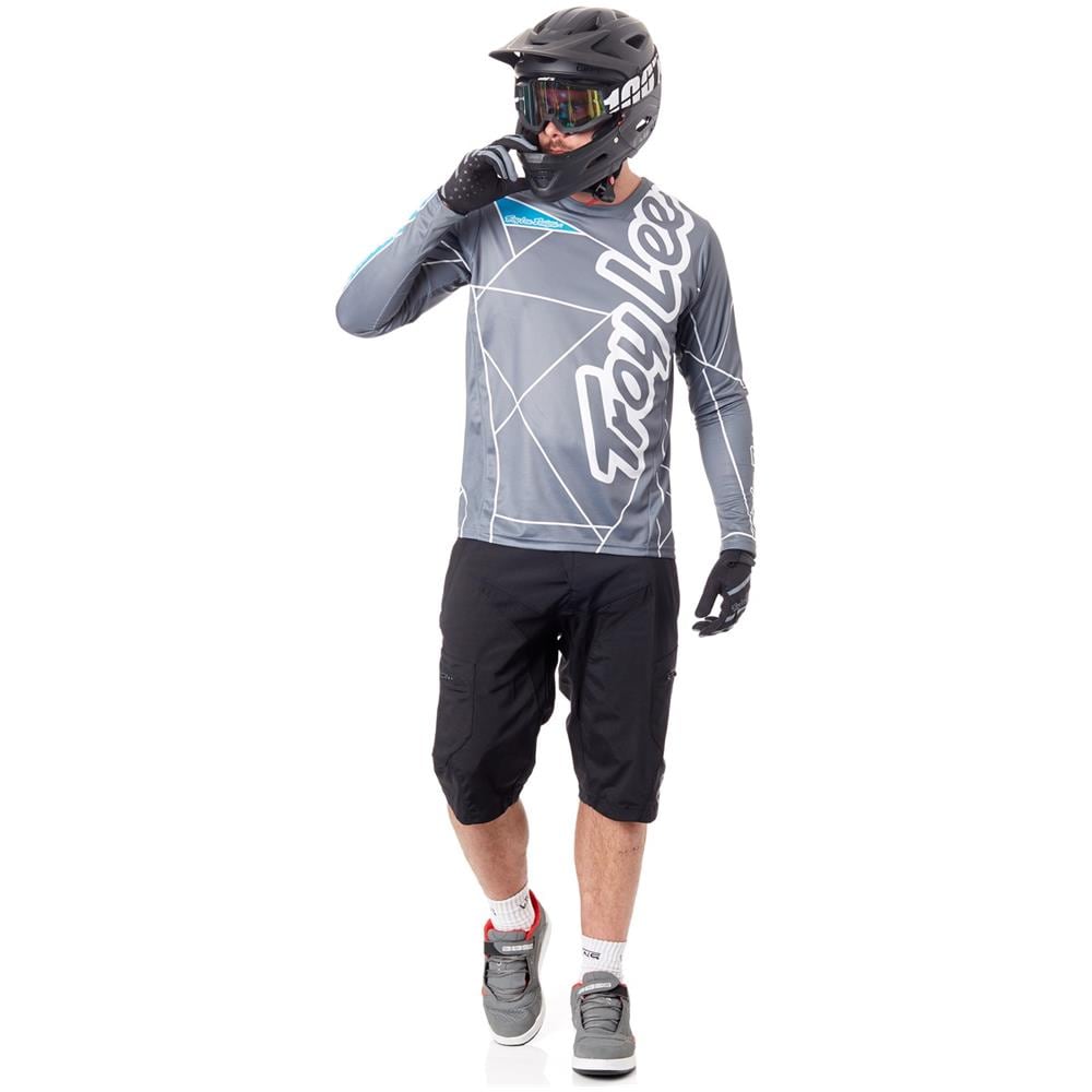 Pantaloni Corti Mtb Troy Lee Designs 2019 Moto Nero (34 Vita = Eu 50, Nero)  - Foto 2