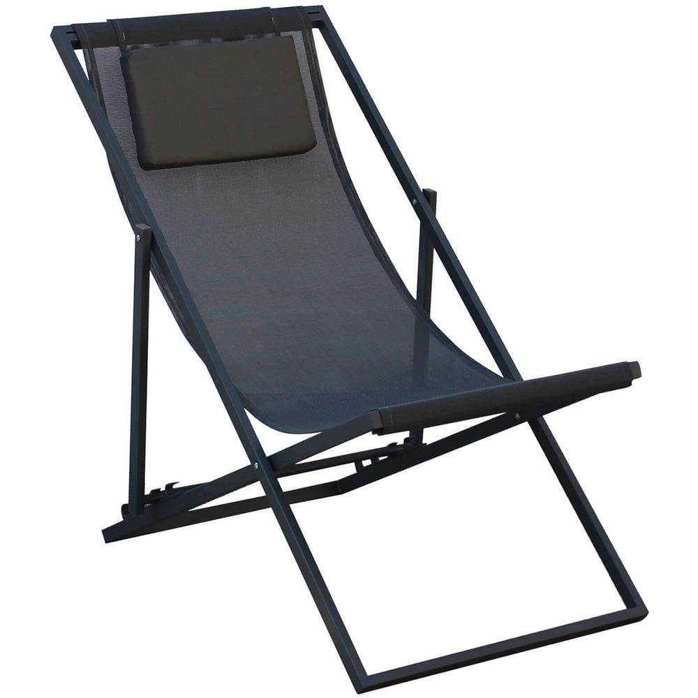 Aulus - Sdraio Pieghevole In Textilene - Foto 1