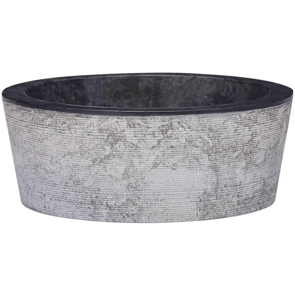Lavandino Nero 40x15 Cm In Marmo - Foto 1