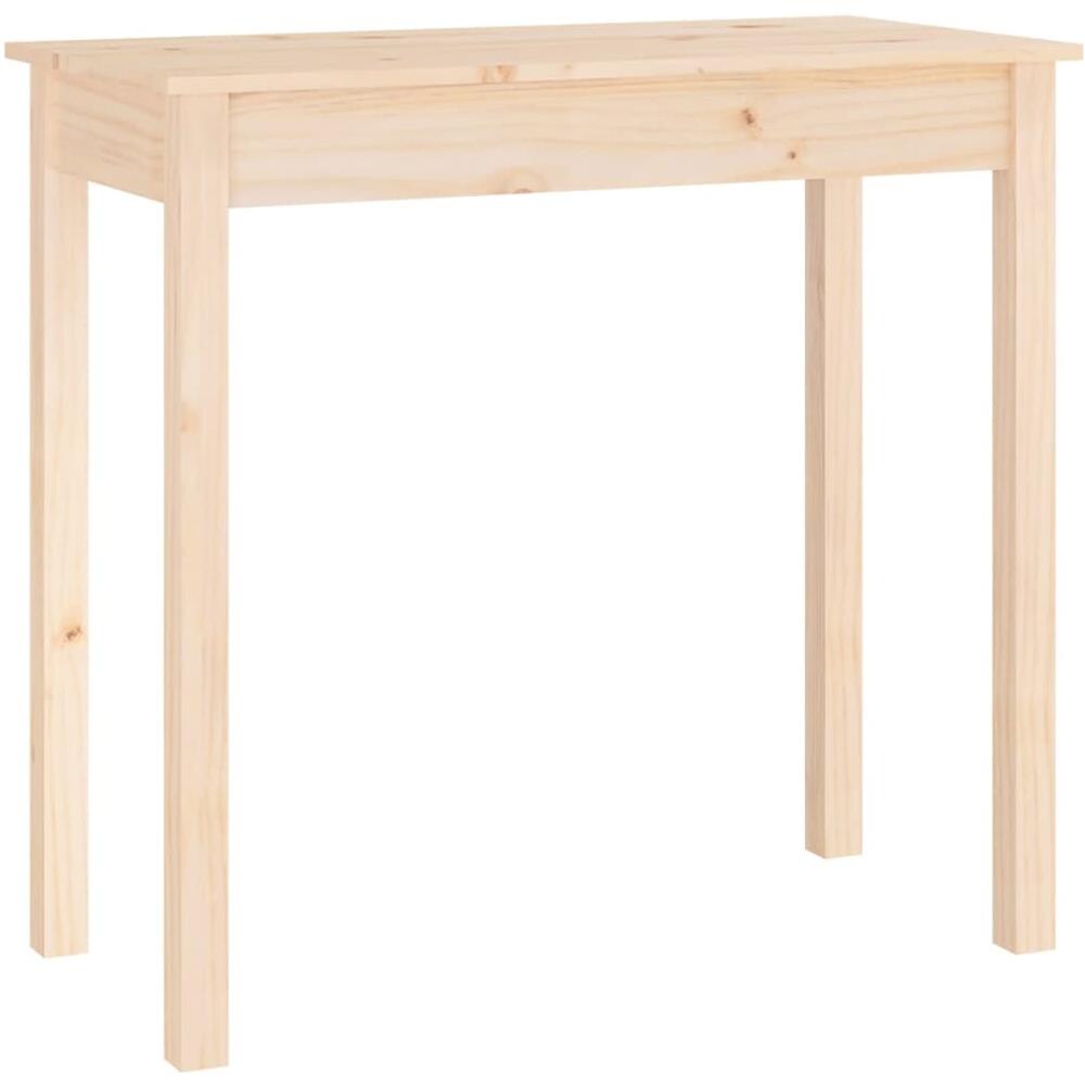 Tavolo Consolle 80x40x75 Cm In Legno Massello Di Pino - Foto 2
