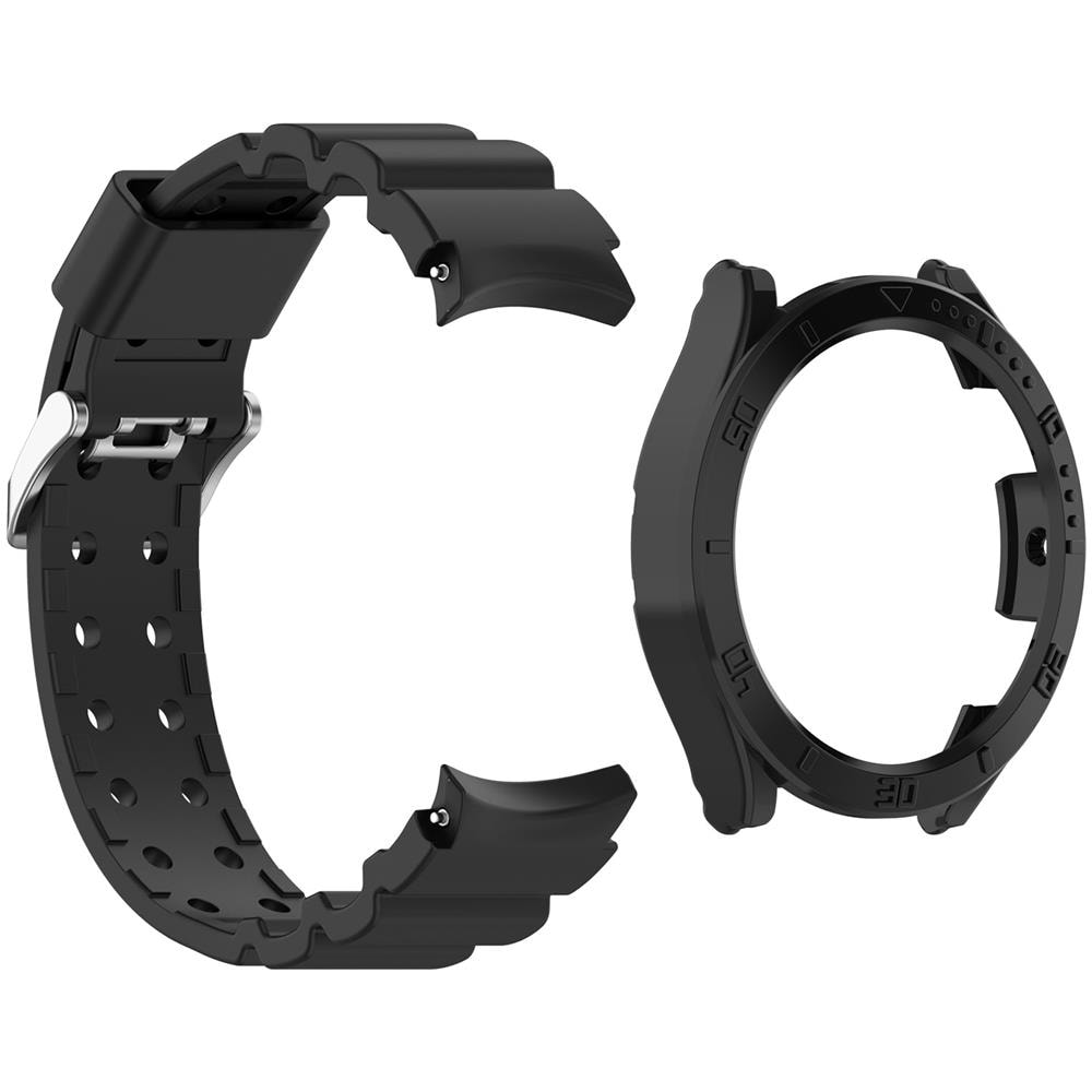 Bracciale In Silicone Black  Samsung Galaxy Watch5/watch4 (40 Mm) - Foto 1