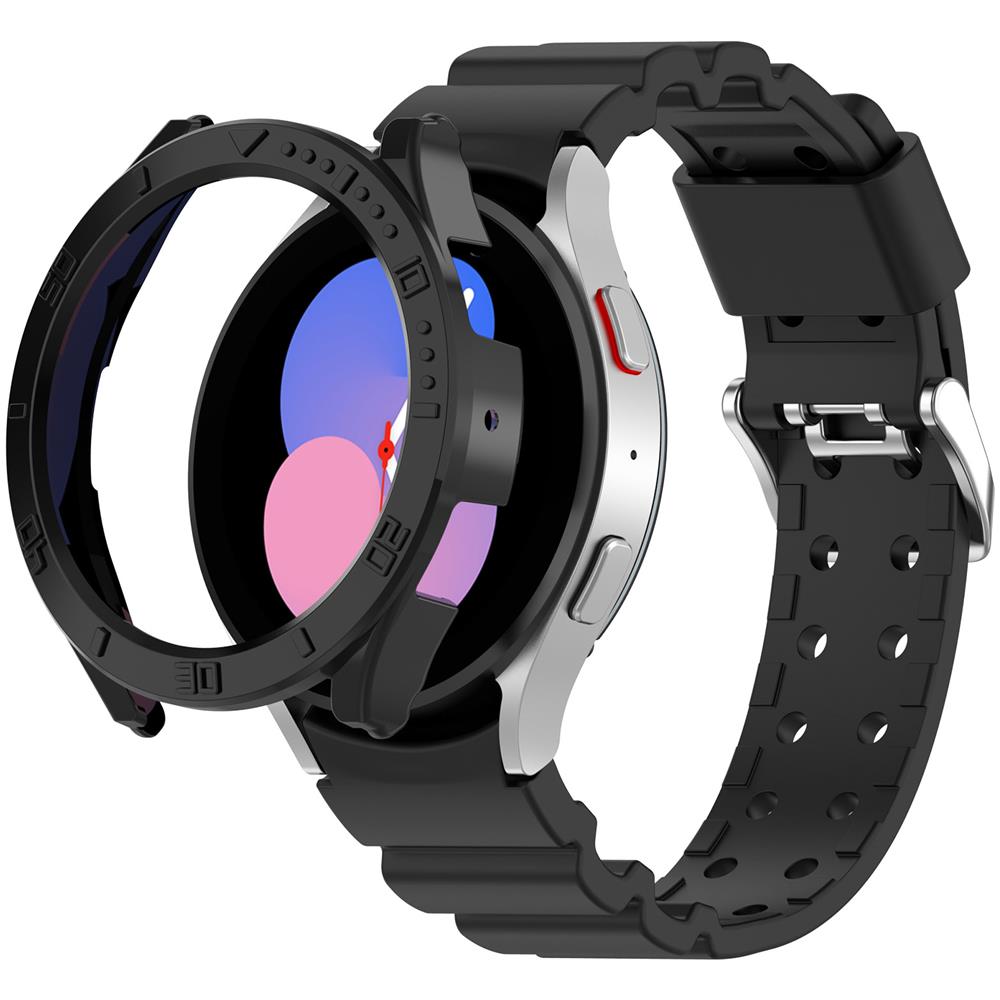 Bracciale In Silicone Black  Samsung Galaxy Watch5/watch4 (40 Mm) - Foto 5