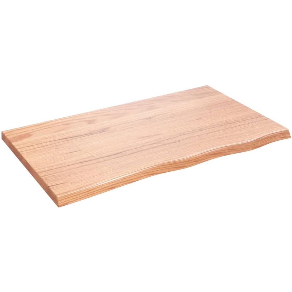 Ripiano Muro Marrone 100x60x (2-4) cm Massello Rovere Trattato - Foto 1