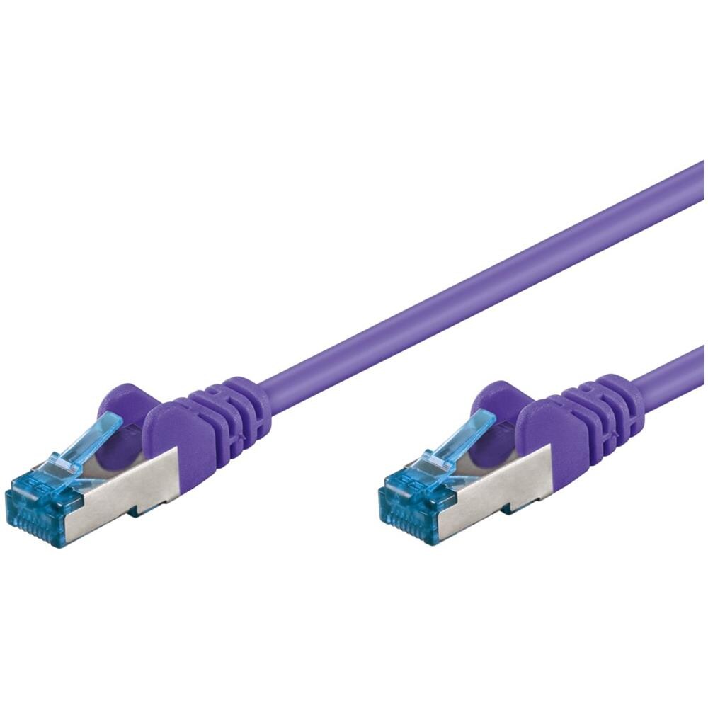 ICOC LS6A-030-VL - Cavo di rete Patch in rame Cat. 6A Viola SFTP LSZH 3m - Foto 1