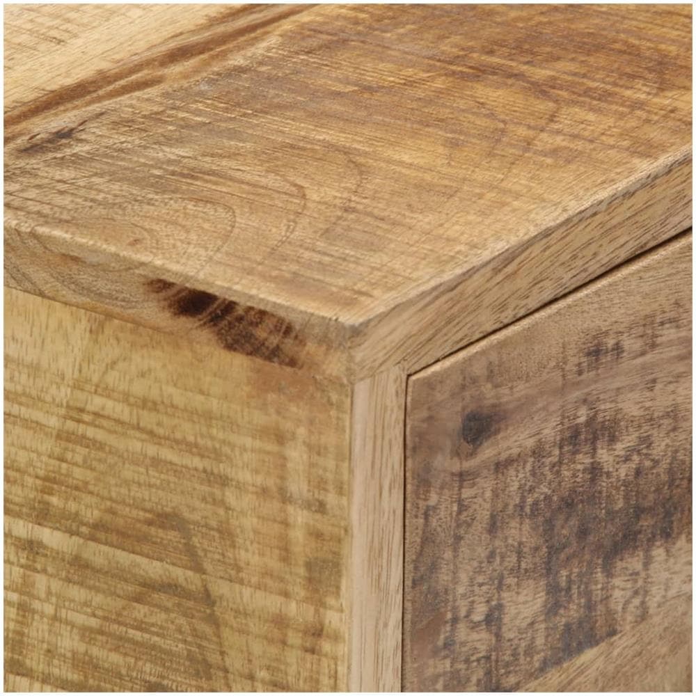 Credenza 88x30x71 Cm Legno Massello Di Mango - Foto 2