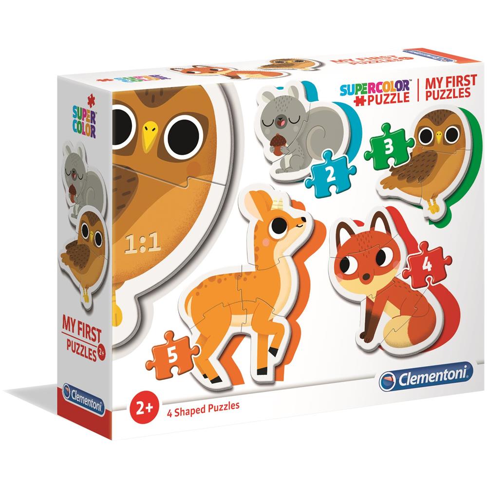 CLM20814 4 Puzzle in 1 - My First Puzzle: Forest Animals - Foto 1