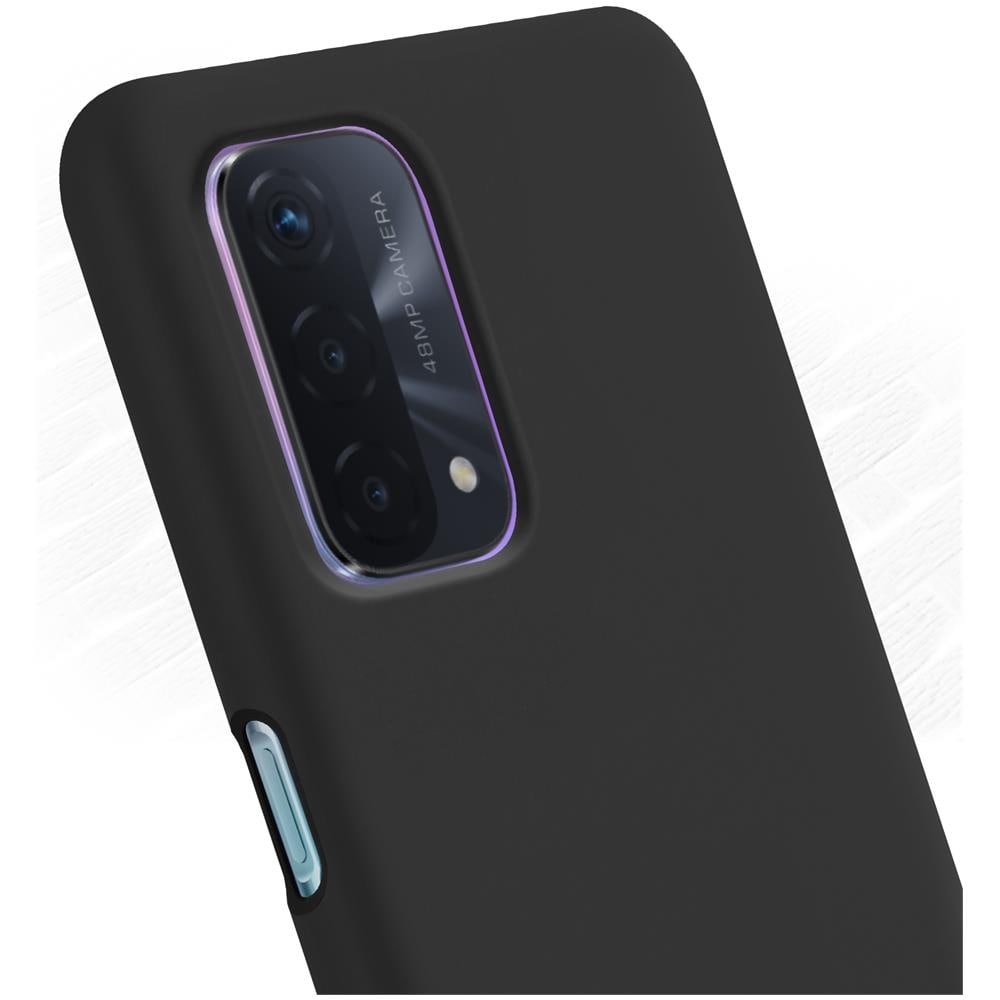 Cover A%$ 5g / A74 5g Rigida Silicone Soft Touch Antiurto Originale Nera - Foto 6