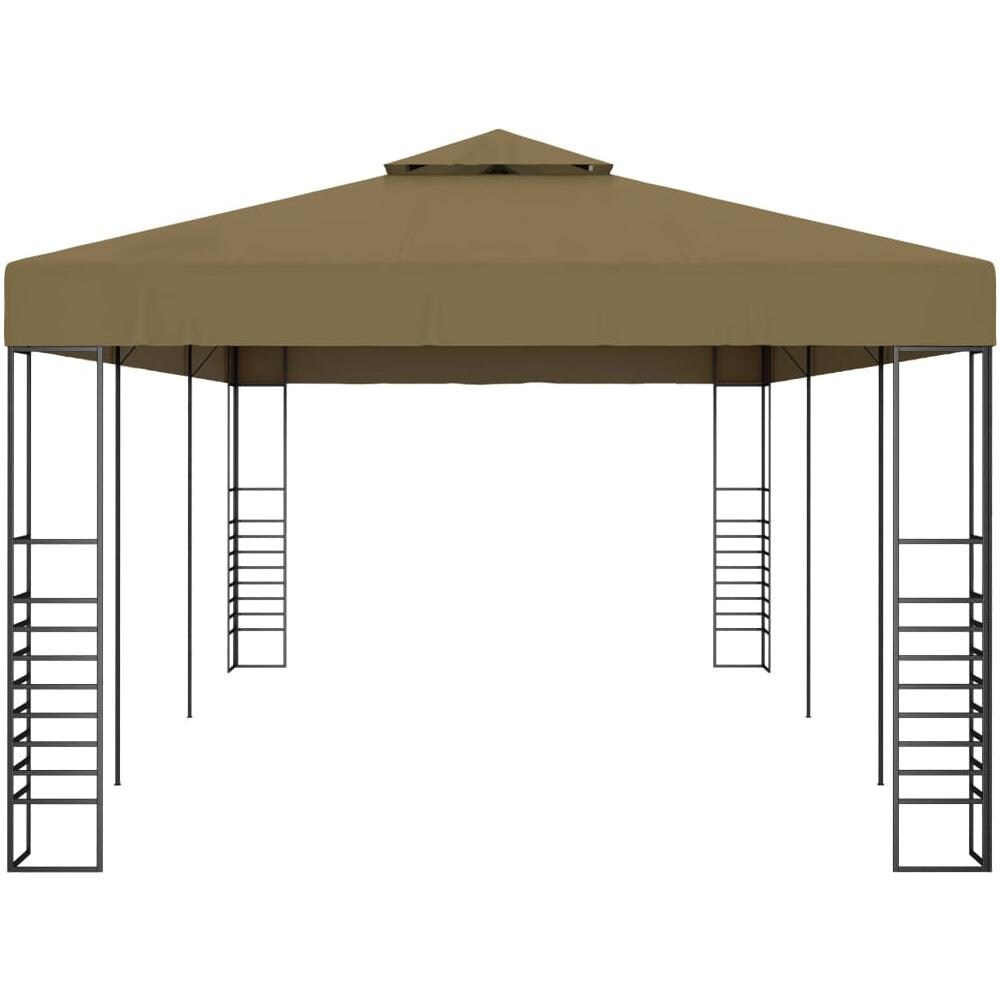 Gazebo da Giardino 6x3x2,7 m Grigio Talpa 180 g / m² - Foto 2